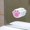 Mirror Glass Wipe Cat Claw Adhesive Cute Glass Cleaning Brush Cats Paw Shape Magic Sponge Brushes Cleaner Bathroom Gadgets