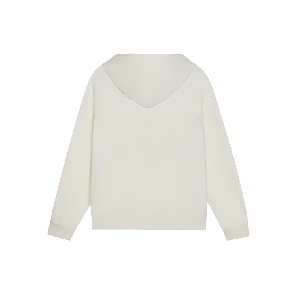 (WMNS) New Balance Lifestyle Classic Hoodie Asia Sizing 'Beige' Women's AWT13347-SST