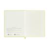 Moleskine Classic Fabric Collection Notebook, Hardcover, Horizontally Ruled, XL Size, Hay Yellow, QP090M6SILK