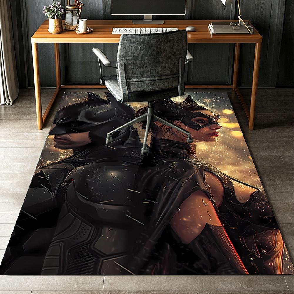 Batman Printed Carpet,Rug,for Office Chair Living Room Bedroom Kitchen Room Decor Gifts.