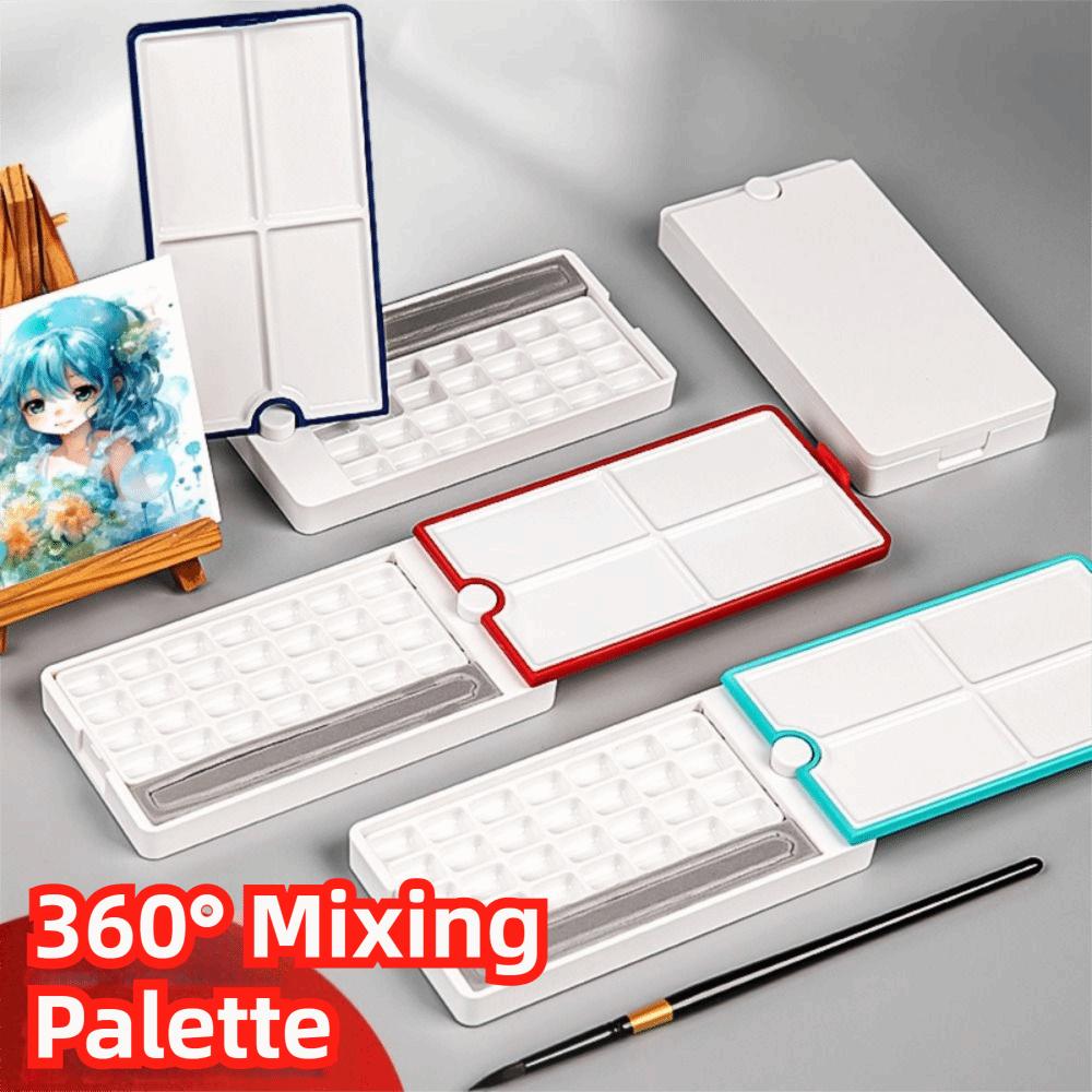Empty Paint Box Detachable Watercolor Packaging Box Paint Tray Watercolor Painting