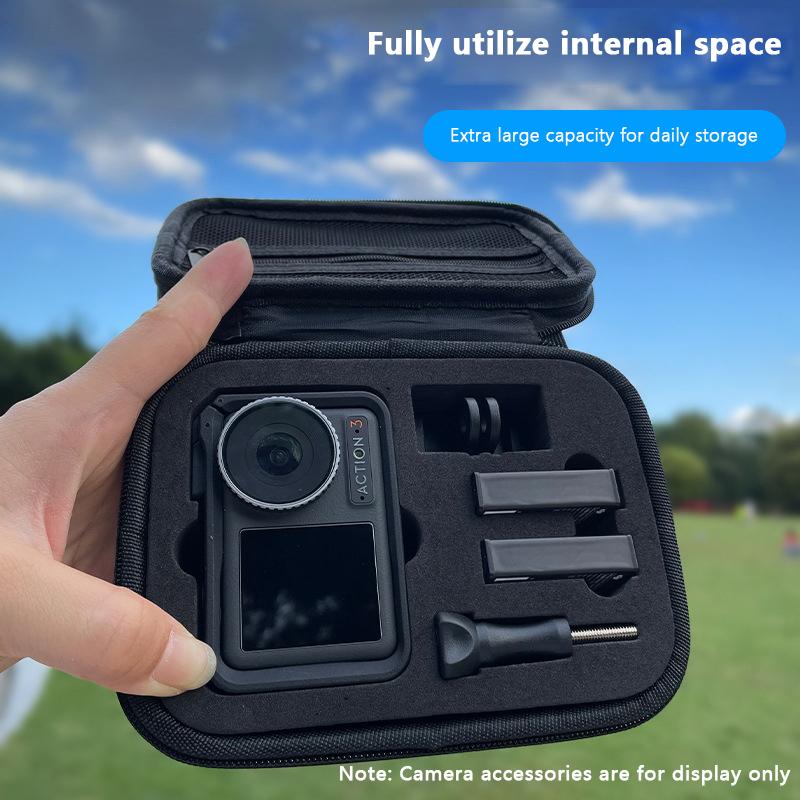 Мини-сумка для DJI Action 3 4 Чехол для переноски Дорожная сумка Аксессуары для камеры Для DJI Osmo Action 4 3 Сумка для хранения Защитный бокс