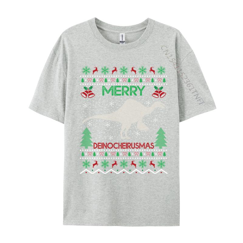 Merry Deinocheirus Ugly Deinocheirus Christmas Tshirts Tshirt For Unisex Short Sleeve Top T Shirt New Arrival