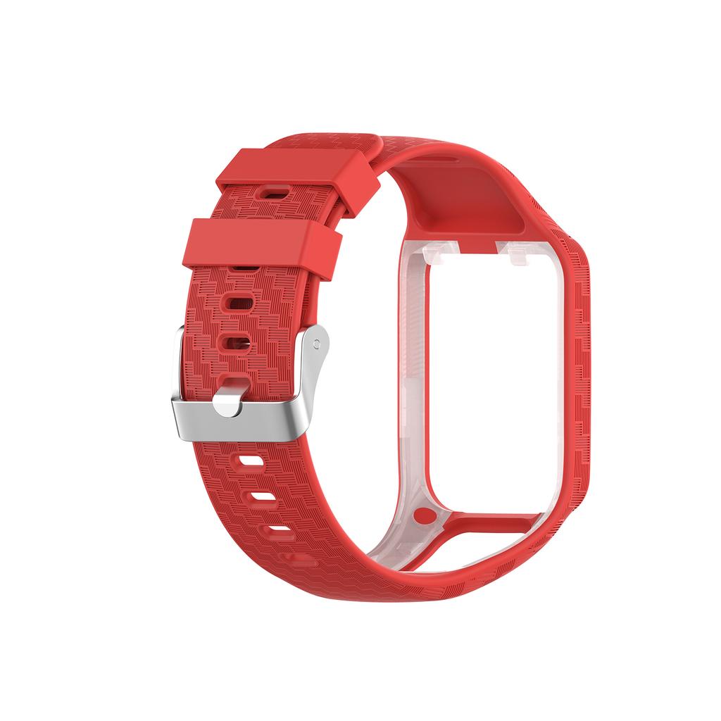 Replacement Silicone Watch Band Strap Wristband for TomTom Runner 2/3 Spark/3 Sport GPS Watch