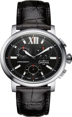 Мужские часы-хронограф Davosa Swiss-Made, 167.569.55, Черные