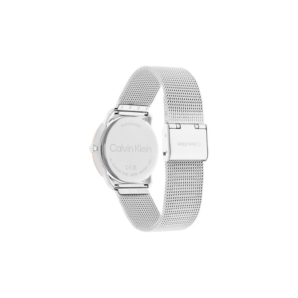 Calvin Klein Eternity Series Watch Quartz Movement Stainless Steel Bracelet White Dial Women watches Silver 25200157
