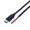 Кабель USB Type C на 2-контактный оголенный провод 30 см для зарядки мобильных устройств, планшетов, наушников и динамиков