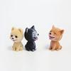 1PC 8 Styles Car Interior Resin Nodding Puppy Car Swing Toys Dashboard Ornament Shaking Head Dog