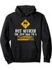Men'S Funny Racing Hoodie - But Officer the Sign Said Do A Burnout Graphic Pullover | 60% 40% Polyester Blend Crew Neck Long Sleev