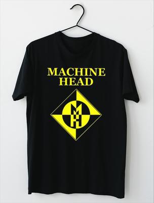 НОВЫЙ Классический Подарок Для Фаната Футболка с Логотипом Группы Machine Head Черная Все Размеры HH58 Унисекс Футболка