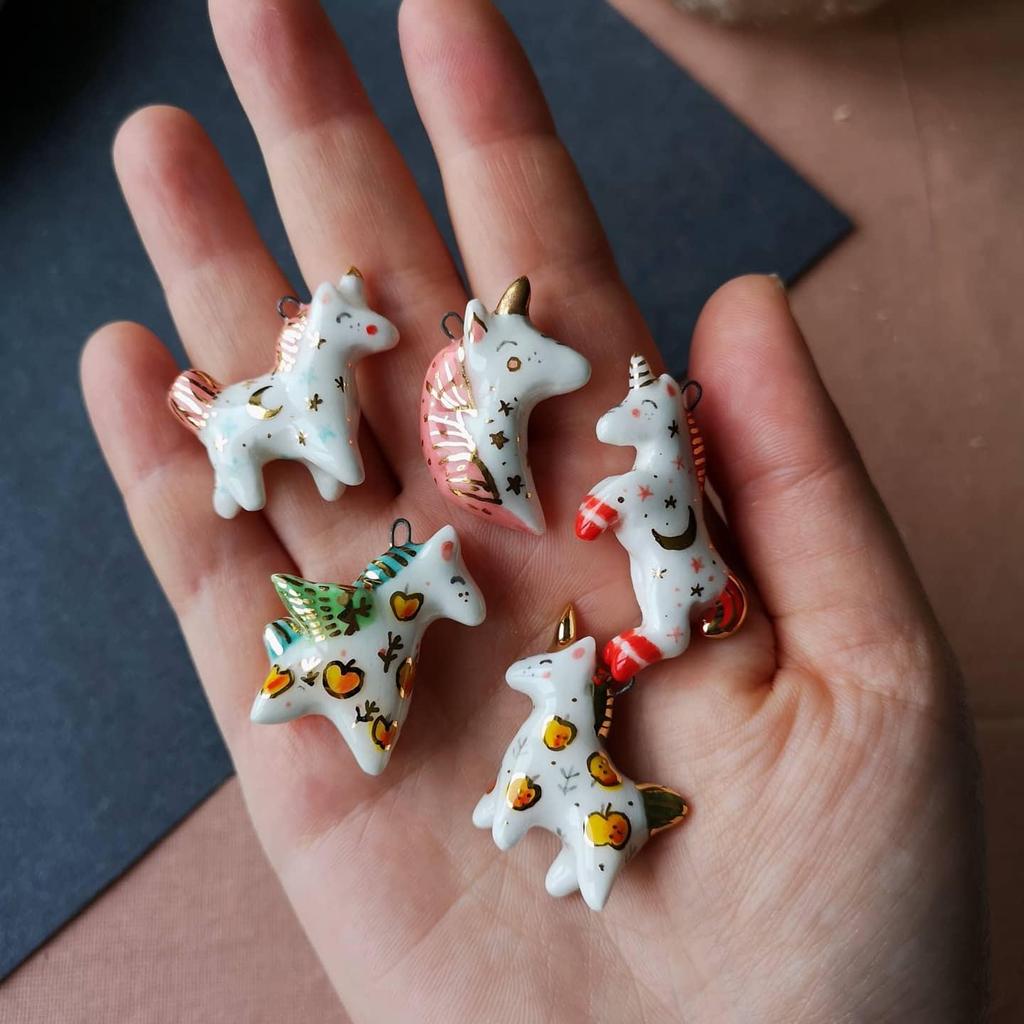 Кулон Серия Животные с Цирконами и Эмалевой Росписью, Стойкое Покрытие 14K Золотом