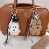 Cute West Highland Terrier Plush Bag Charm & Keyring