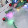 Christmas Tree Headband with LED Lights Festive Party Hair Accessory for Adults and Kids Costume Cosplay Props
