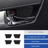 4x Carbon Fiber Interior Door Handle Bowl Cover Trim For Toyota Hilux 2015-