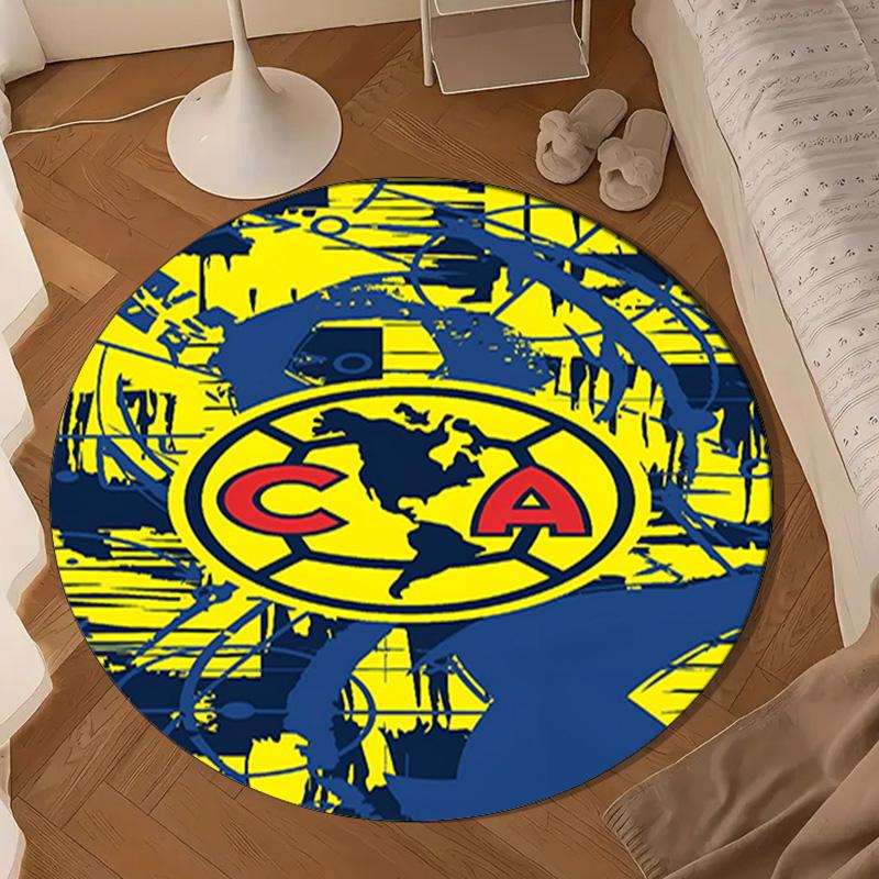 Club America Emblem Round mat, Anti-slip Circle Carpet Chair rug For livingroom,Bedroom, doormat home decor Gift Christmas Gifts