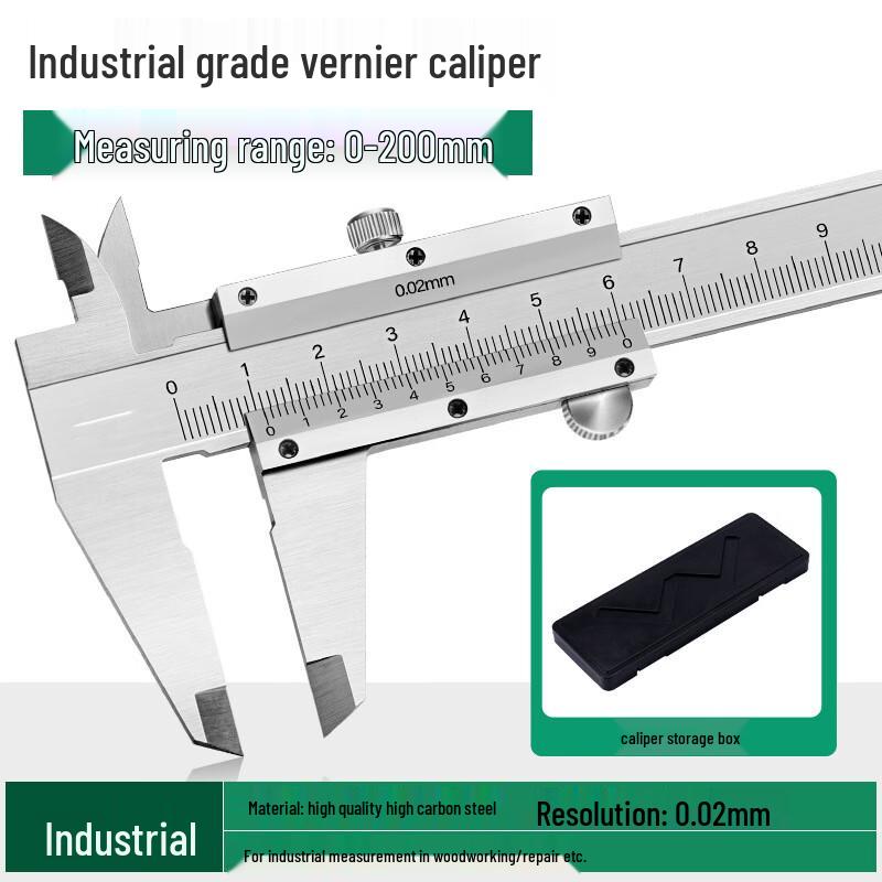 High-Precision Industrial Grade Stainless Steel Vernier Caliper