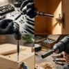 1/10x Черная Стальная Насадка-Удлинитель для Отвертки Магнитный Передаточный Удлинитель Шестигранные Соединители Держатель Деревообрабатывающие Электроинструменты