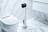 Toilet paper and toilet brush stand AWD INTERIOR 1575 silver