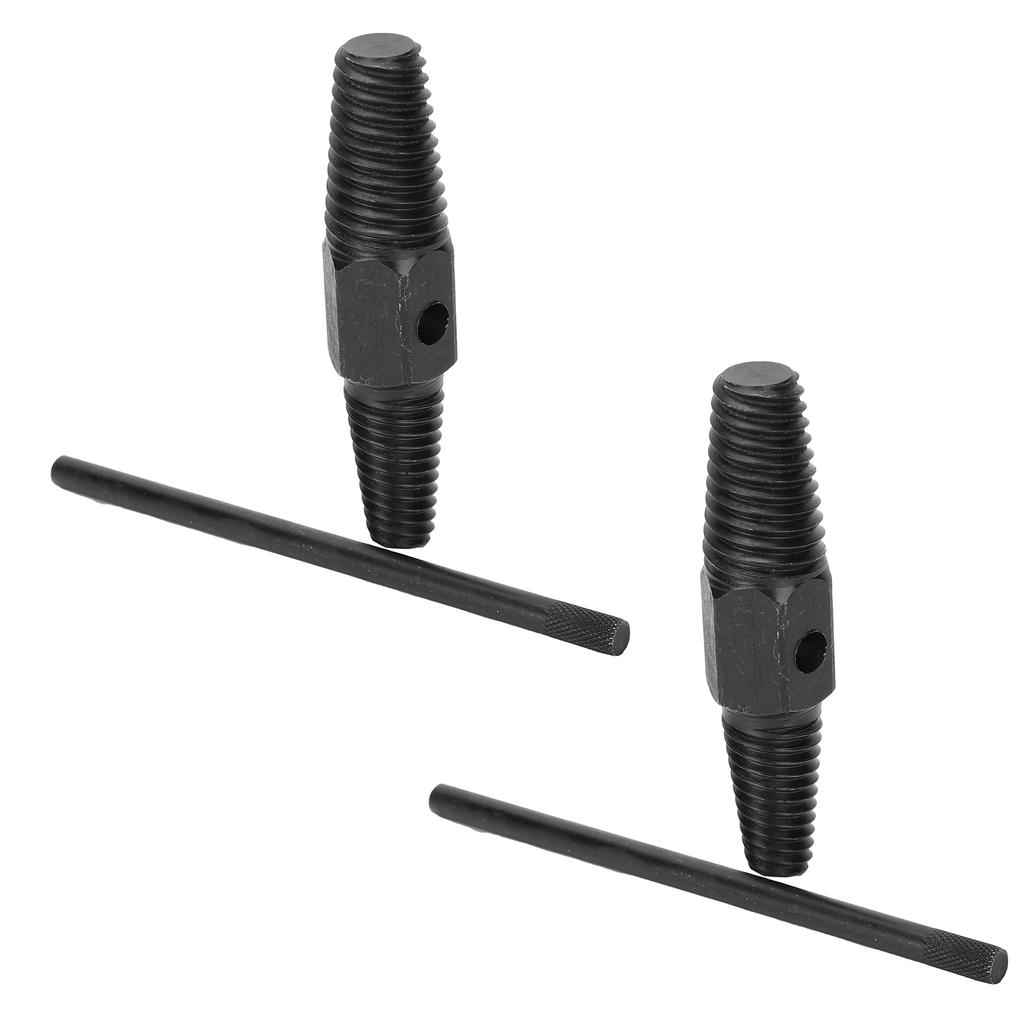 2 Set Screw Extractor DoubleEnd Fine Tooth Thread Bolt Remover for G12in G34in Water Pipe