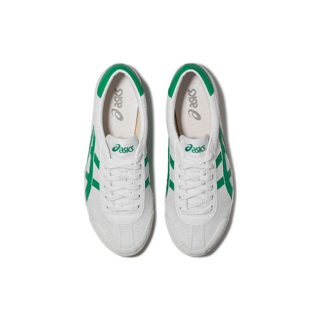 Asics Tsg-110 Тканевые Круглый Носок На шнуровке Низкие Повседневные Кроссовки Унисекс Белый Зеленый 1203A317-101