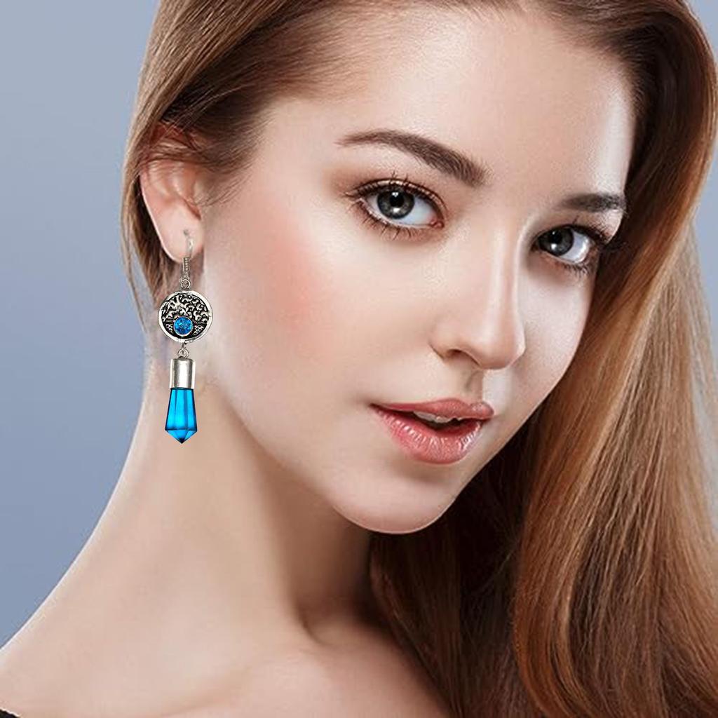 925 Silver Blue London Topaz Sterling Gemstone Earring Earrings Jewelry