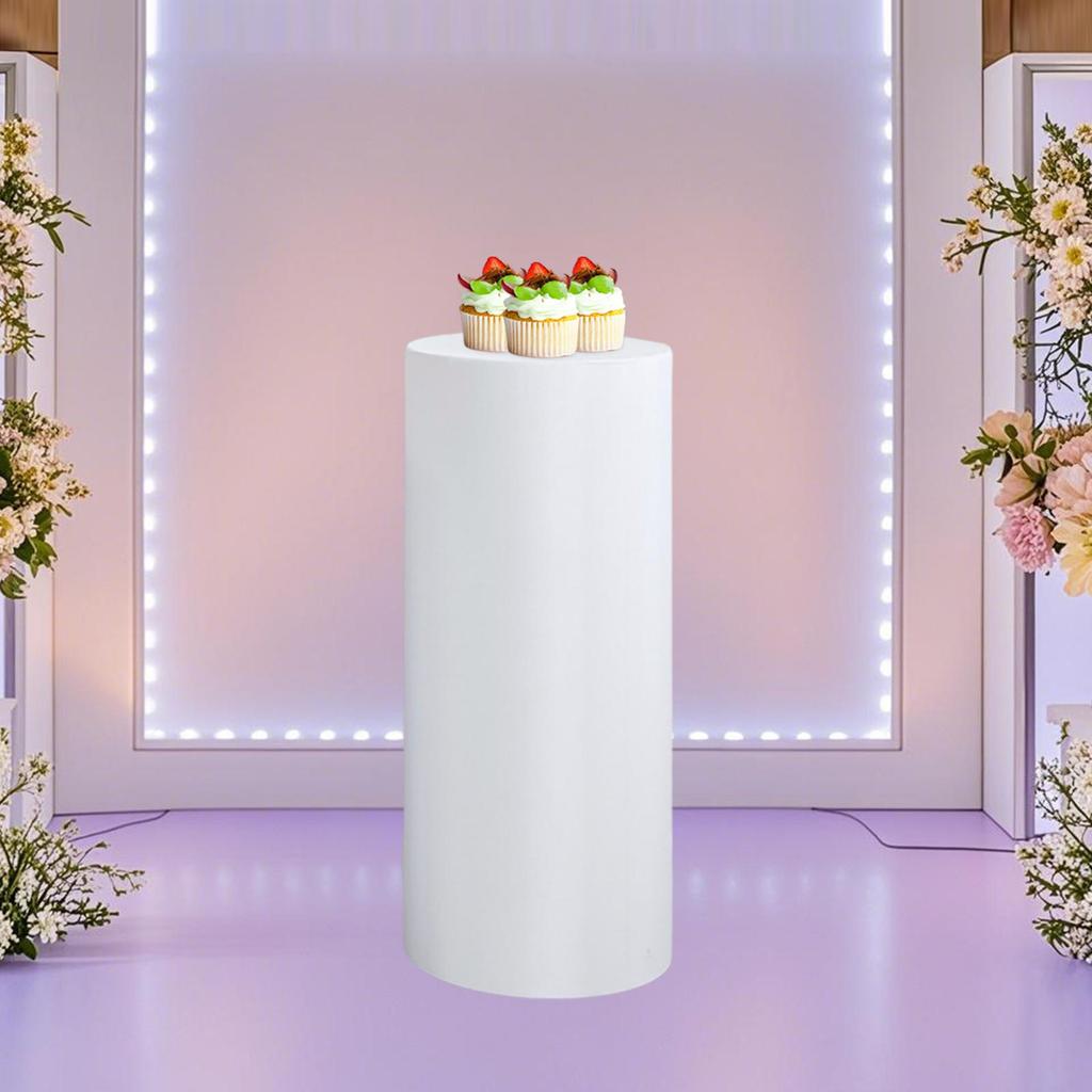 Cover for Cylinder Dessert Stand, Plinth Support Prop Wedding Decor