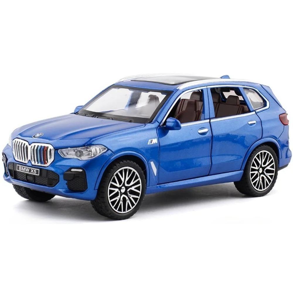 1/32 BMW X5 Внедорожник Сплав Автомобиль Литая Модель Звук и Свет Оттяжка Игрушка Коллекция Декоративный Подарок Мальчики Домашний Декор