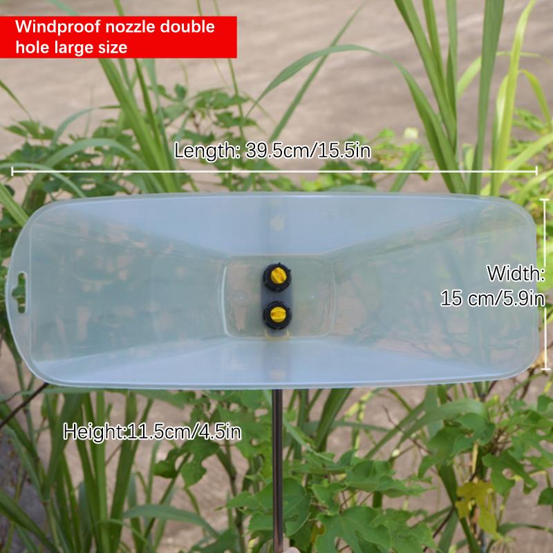 Agricultural windproof nozzle used for farm spraying and garden irrigation