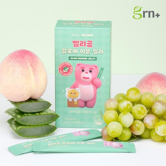 grn+ Beligom Aloe Immune Jelly 14 Packets (14-day Supply)