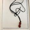 Изысканное Ожерелье с Арахисом на Черном Шнурке Statement Бижутерия Модное Ожерелье Сплав с Текстурой для Различных Случаев