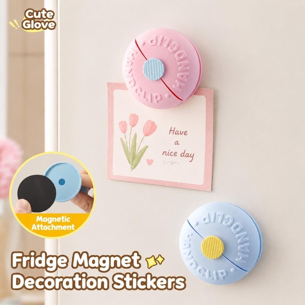 Wall Mounted Heat Resistant Gloves Non-Slip Oven Mitts Sweet Donut Anti-Scald Hand Clips Kitchen