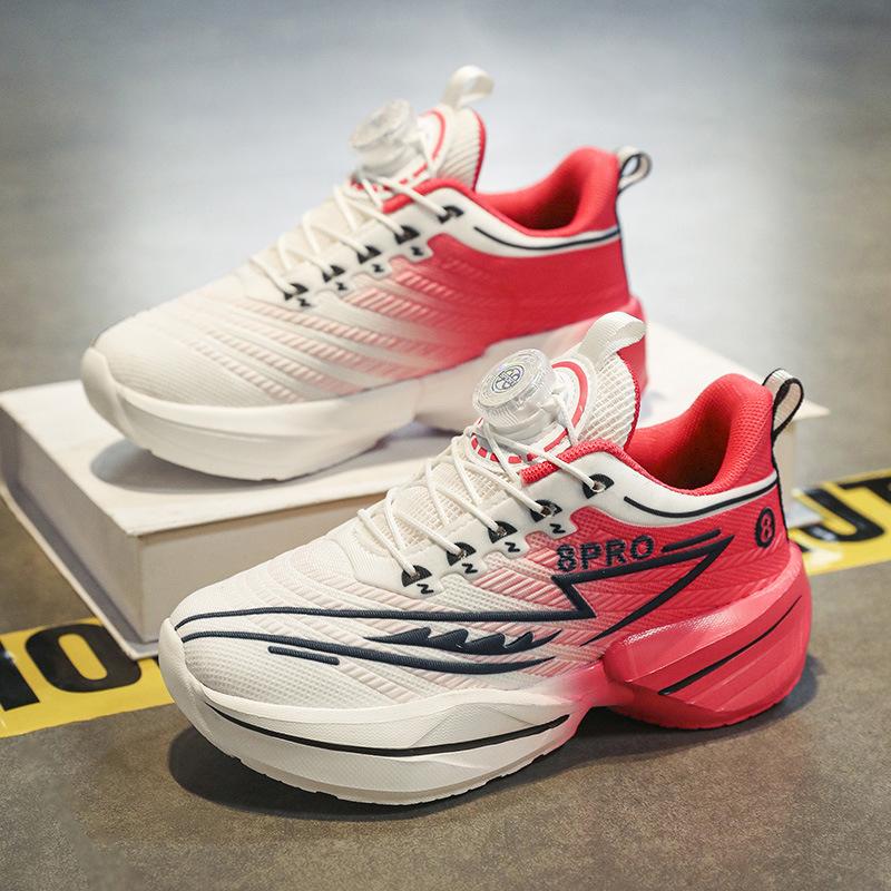 Новые кроссовки для учеников среднего и старшего возраста, сетчатый верх, летние дышащие, гоночные кроссовки для детей среднего и старшего возраста и студентов