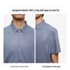 K-Boxing Men's Jacquard Stretch Short-Sleeve Shirt BDBE2355