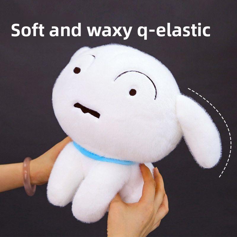 Crayon Shinchan Nohara Shiro Plush Toy Dog Stuffed Animal Gift For Kids Collectors