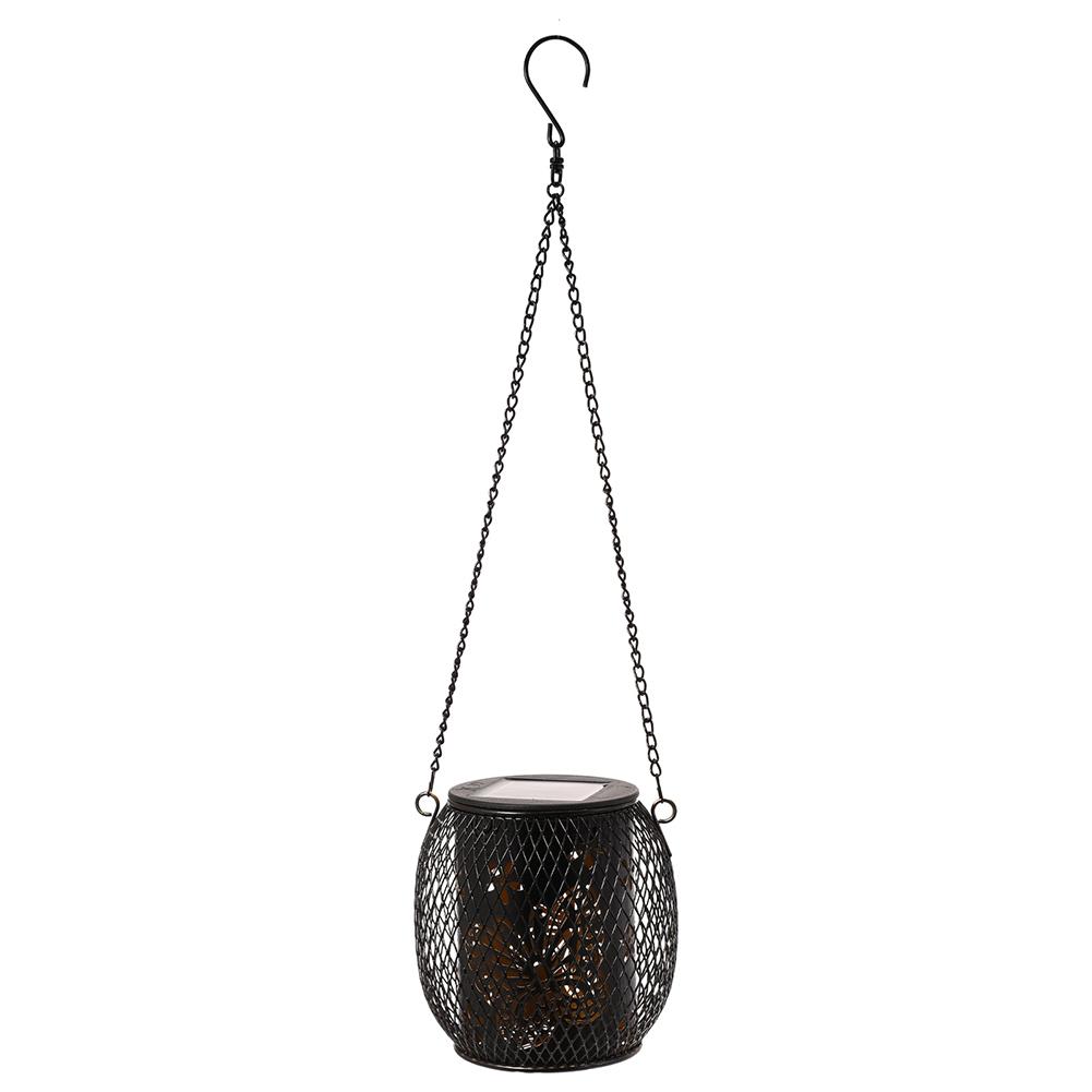 1/2Pcs Solar Garden Lights IP65 Waterproof Solar Outdoor Lanterns Hanging Solar Retro Lantern for Patio Yard Porch Pathway Fence