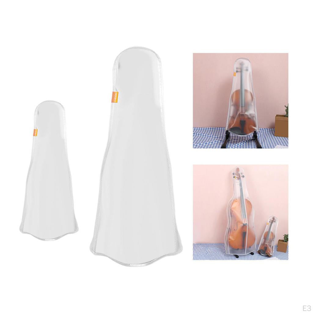 Portable Musical Instrument Dust Cover, Zipper Design Violin Cello Bag