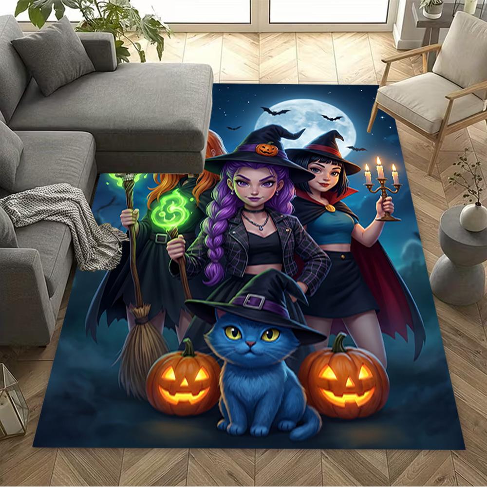 Stars Friends Night Floor Rug Office Rug Design for Hallway Bedrooms Foyer Study room Anti-slip Rug Decorate Offices Perfect Gift for Women/Men
