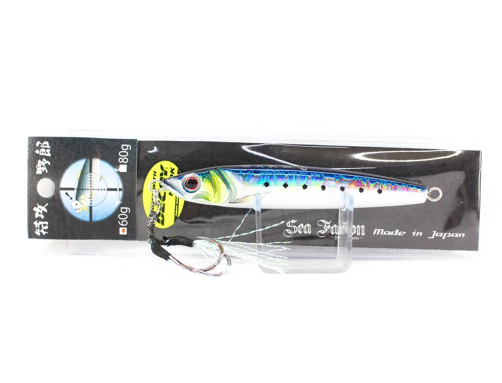 Sea Falcon Металлический джиг Sharp Shooter 60 грамм 01 Сардина (2454)