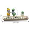 Creative Car Dashboard Ornament Fruit Dance Cat Car Temporary Stop Sign  Moving License Plate