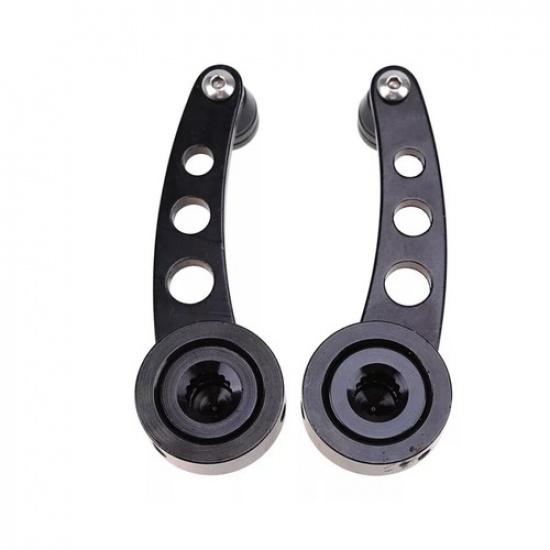 1Pair of Aluminum Window Crank Handle Winders for Car Truck Glass Door Universal