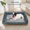 Orthopedic Dog Bed Large Washable Dog Sofa Bed Soft Bolster Dog Nest Cotton Filling Warm Pet Couch Sofa for Medium Large Dogs
