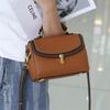 Женская сумка из натуральной кожи, легкая сумка-тоут, молодые роскошные брендовые сумки на плечо, женские ретро-панели через плечо с засовом
