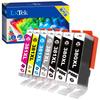 LxTek Compatible Ink Cartridges for Set 1 Black Cartridge Cartridges Individually with Remaining for Canon PIXMA and TS8430 Printers BCI-381XL
