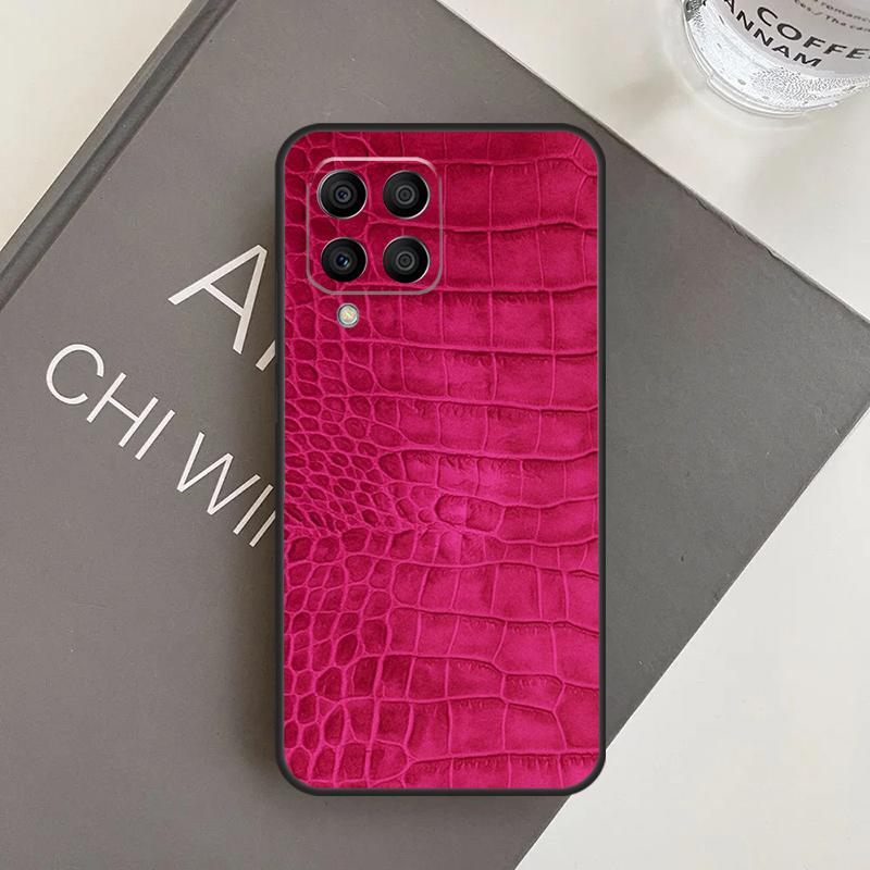 Чехол с принтом под крокодила для Samsung Galaxy M14 M34 M54 M21 M51 M12 M32 M52 M13 M23 M33 M53 M31s M30s M20 Coque