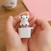 Сенсорная тактильная игрушка-антистресс 1/2 шт. Клавиатура-коза Fidget со звуком, Перезаряжаемая игрушка-щелкалка для пальцев в виде овцы, Брелок-животное с кнопкой для снятия стресса