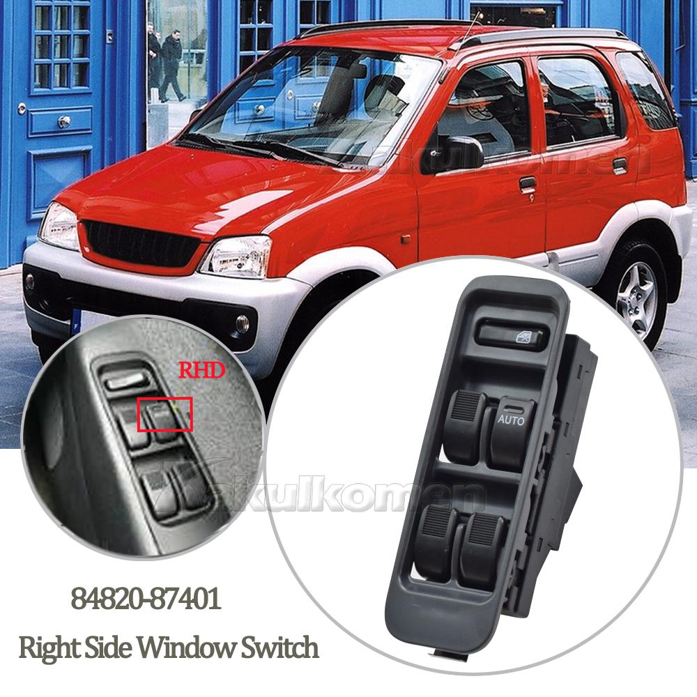 RHD For Daihatsu Terios 7shg Cami 4 Doors Electric Power Window Lifter Master Control Switch 8482087413 8482087401 Auto parts ked3