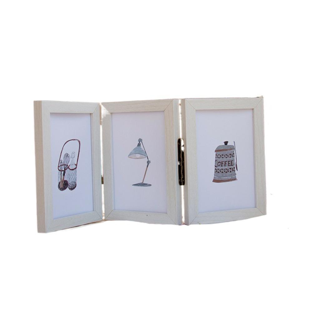 Creative Photo Frame Stand Folding DIY Display Frame Desktop Decoration Photo Albums Office