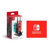 Подставка для зарядки Nintendo Дизайн логотипа Nintendo Switch Салфетка из микрофибры в комплекте [Подлинный продукт] Joy-Con (2 пути) [Бонус]