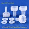 PP Direct Connector G1/2" 3/4" Female Thread To 4~25mm Barb Joint Micro Irrigation Garden Water Pagoda Hose Joint Aquarium Tank Fittings