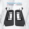 Versatile 1Pair Car Sun Visors Shades W/LED Light 10442033 10442034 For Corvette C5 1997-2004 Sunvisors Vanity Mirror